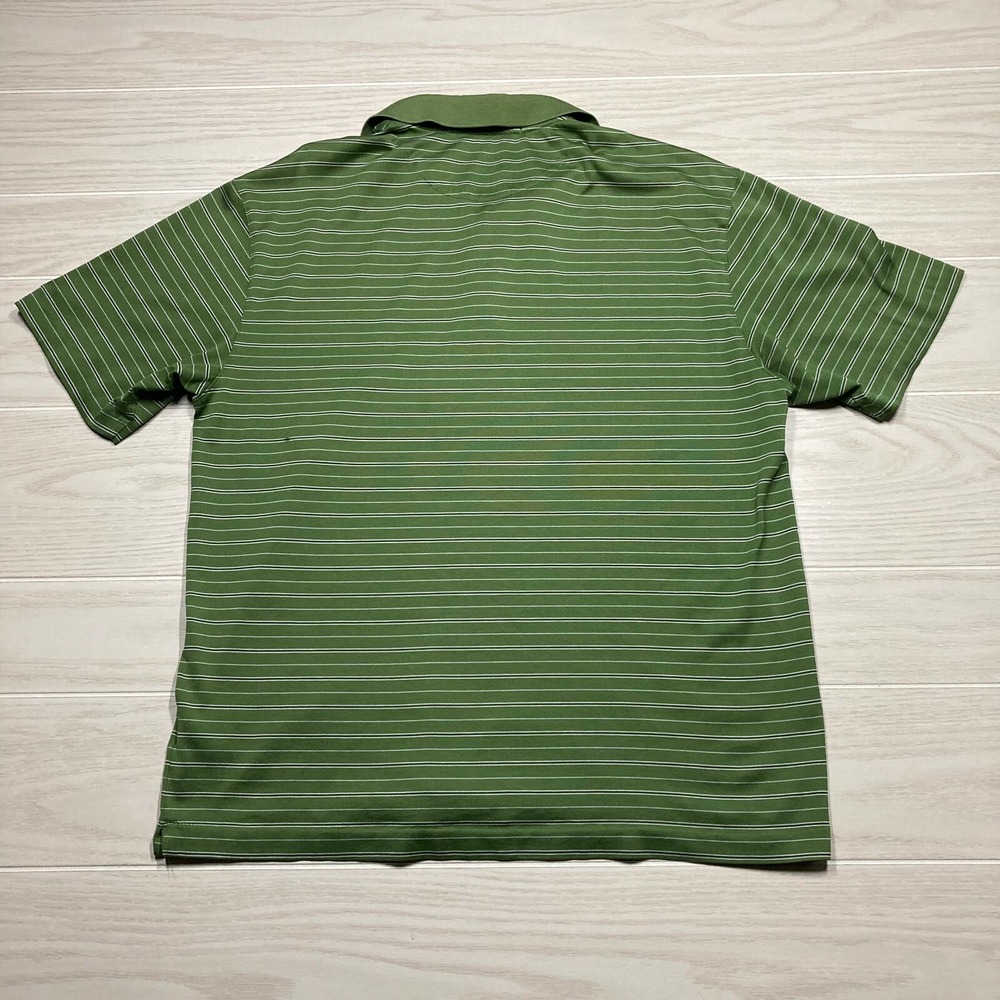 2 Nike Men's Tiger Woods Collection FitDry Polo Shirts Striped Size Large - Picture 7 of 9